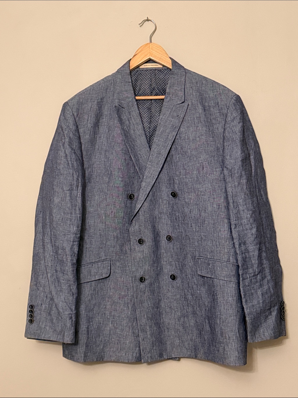 Joseph Abboud 100% Linen Slim Fit Blazer Men’s 46r
